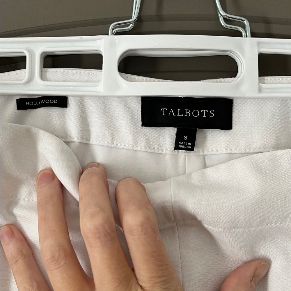 Talbots white  pants - Picture 2 of 2